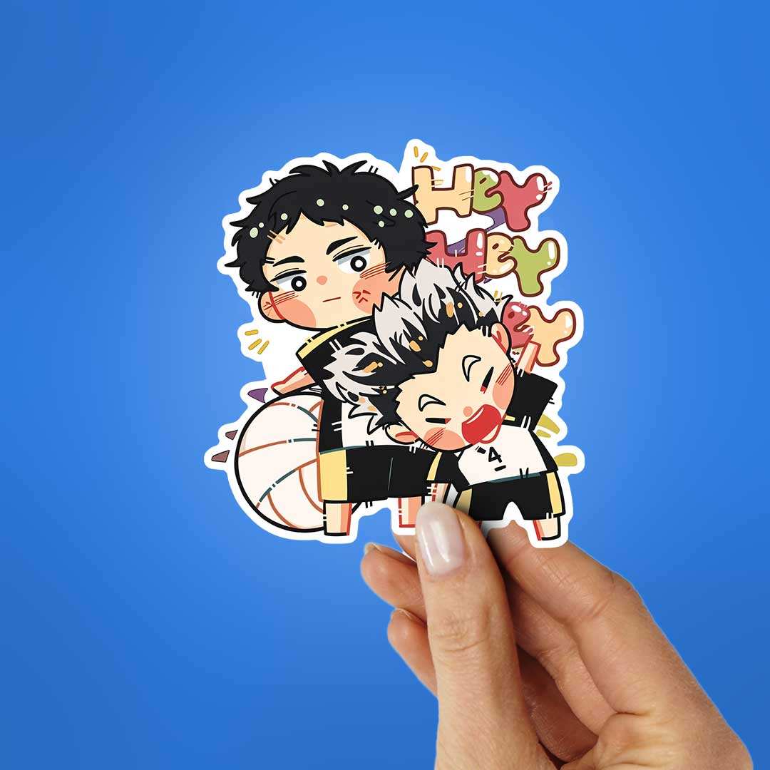 Bokuaka Sticker waterproof vinyl decal for laptop, bike, car & bottle