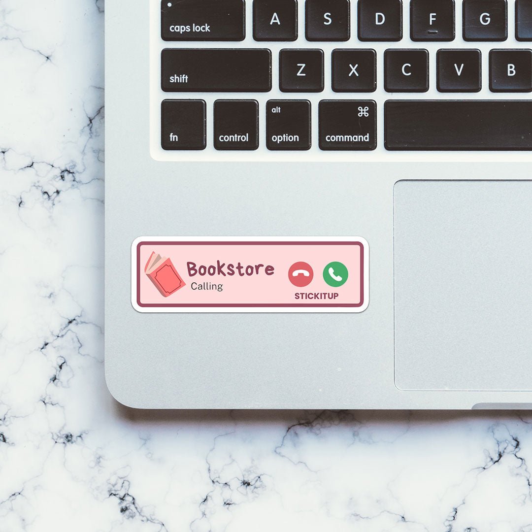 Bookstore Sticker waterproof vinyl decal for laptop, bike, car & bottle