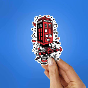 Boot Call Public Sticker waterproof vinyl decal for laptop, bike, car & bottle