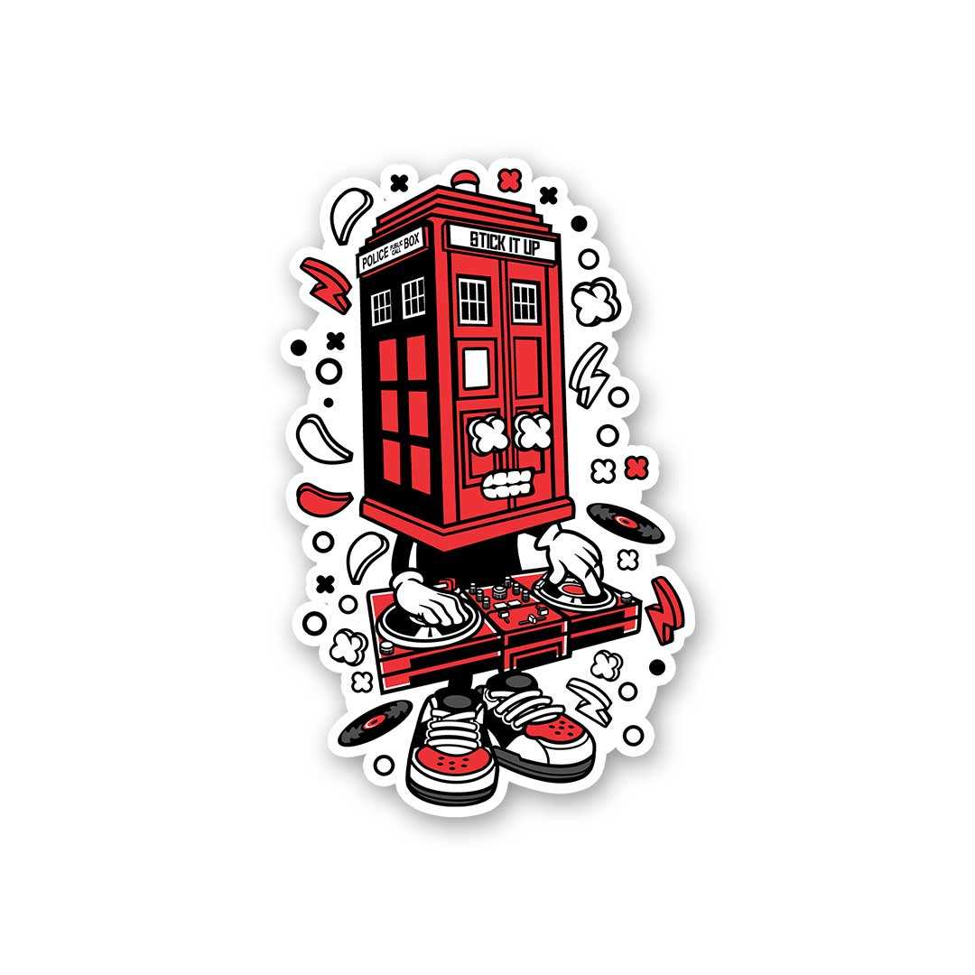 Boot Call Public Sticker waterproof vinyl decal for laptop, bike, car & bottle