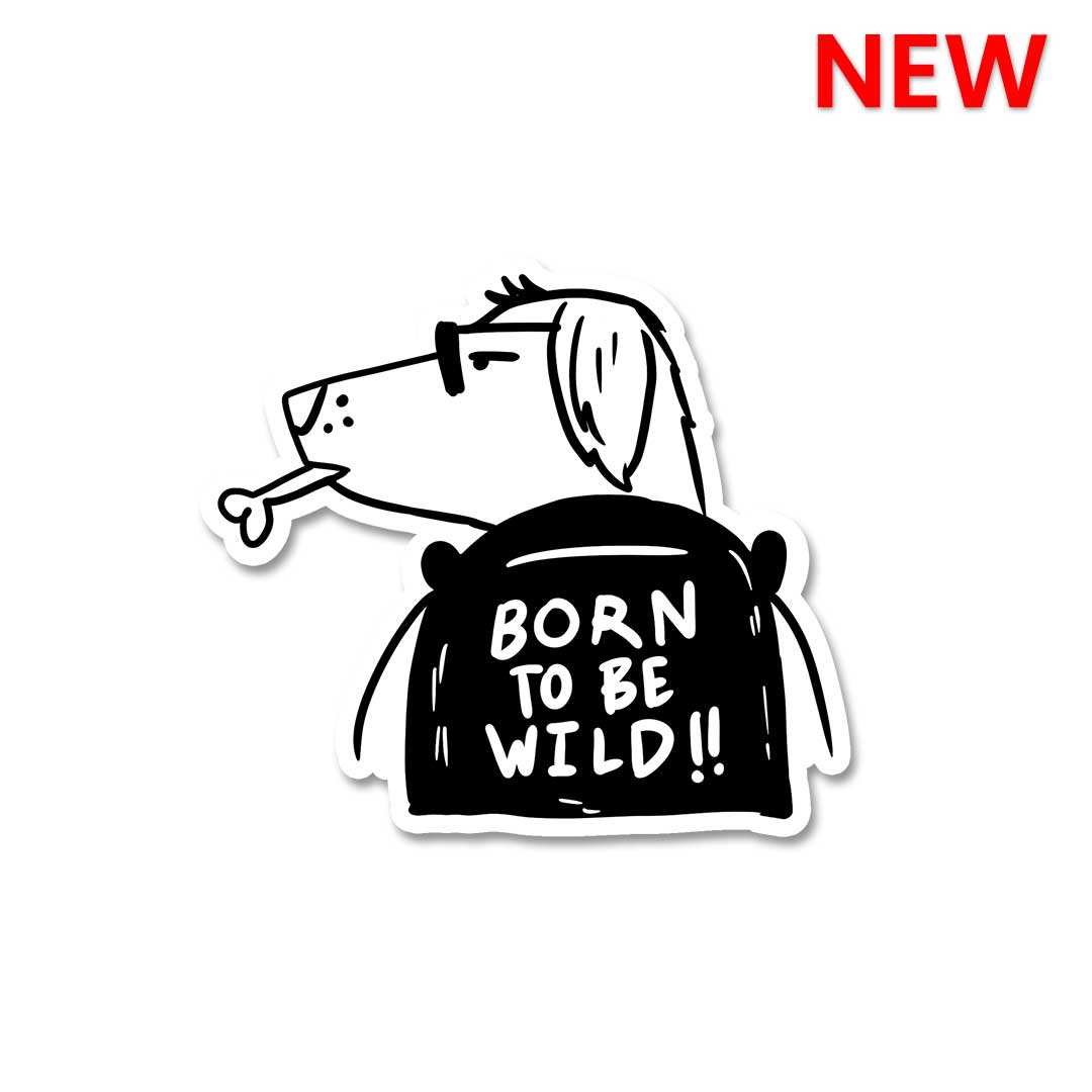 Born To Be Wild Sticker - Stickers | STICK IT UP