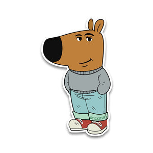 Boss Doggo Bumper Sticker waterproof vinyl decal for laptop, bike, car & bottle