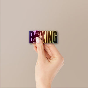 Boxing Holographic Stickers - Holographic stickers | STICK IT UP
