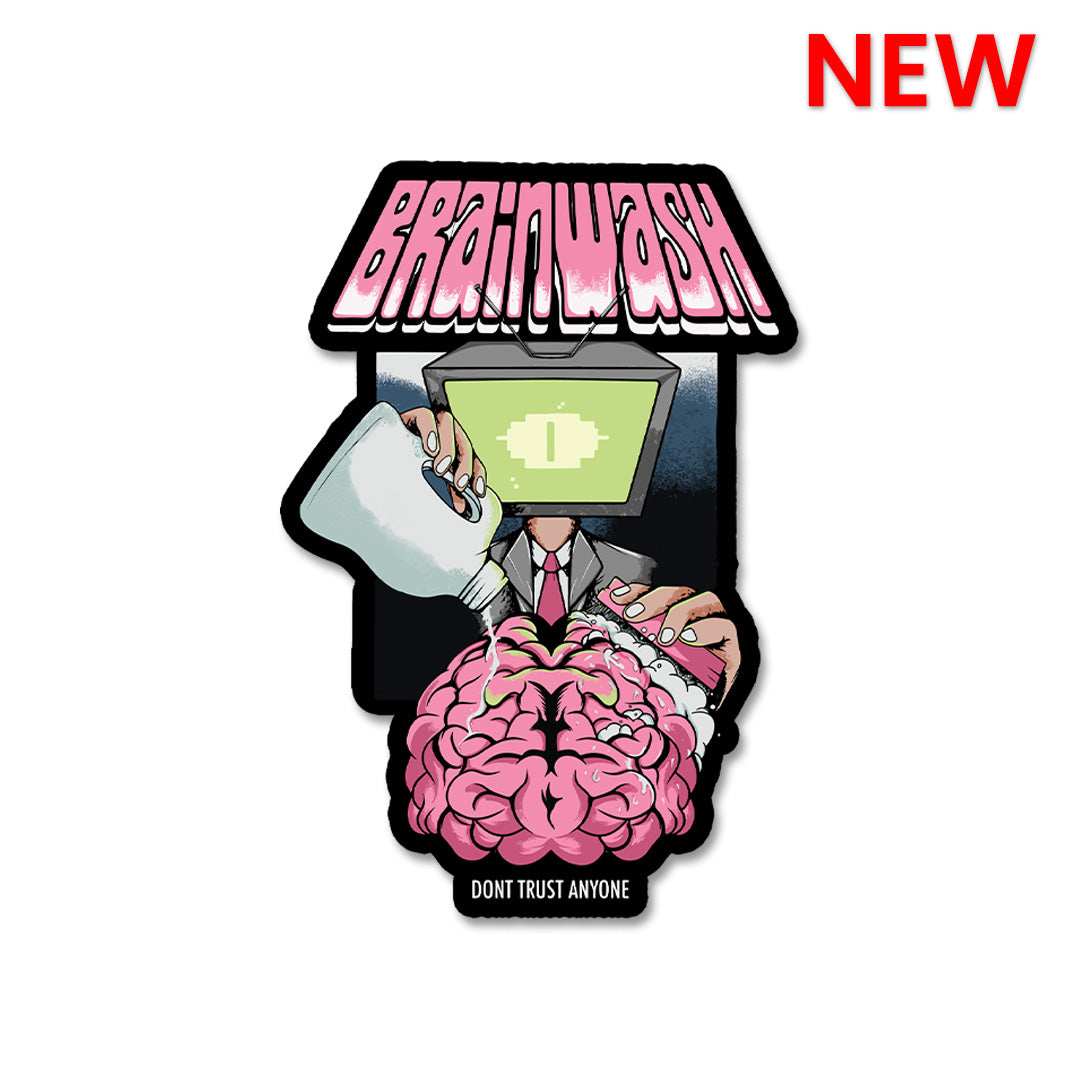 Brain Wash Sticker - Stickers | STICK IT UP