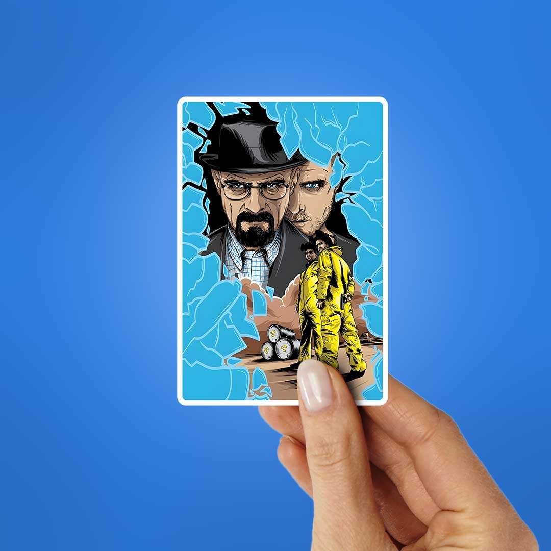 Breaking Bad 2.0 Sticker waterproof vinyl decal for laptop, bike, car & bottle