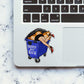 Broke but Rich Dumpster Glitter Sticker - Glitter Stickers | STICK IT UP