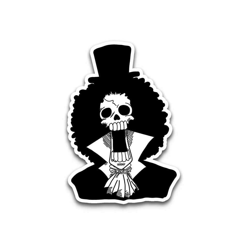 Brook Bumper Sticker waterproof vinyl decal for laptop, bike, car & bottle