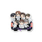 BTS Chibi Army Sticker waterproof vinyl decal for laptop, bike, car & bottle