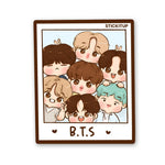BTS Frame Sticker waterproof vinyl decal for laptop, bike, car & bottle