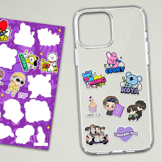 BTS Mini Stickers Sheet - STICK IT UP