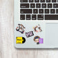 BTS Mini Stickers Sheet waterproof vinyl decal for laptop, bike, car & bottle