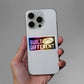 Build Different Holographic Sticker waterproof vinyl decal for laptop, bike, car & bottle