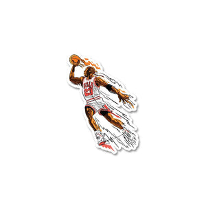 Bulls 23 Stickers waterproof vinyl decal for laptop, bike, car & bottle