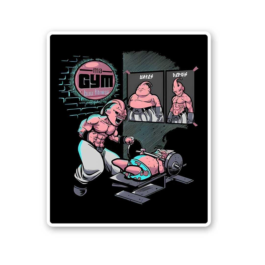 Buu Fitness Sticker - Stickers | STICK IT UP
