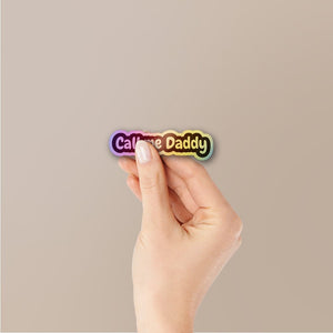 Call Me Boss Holographic Stickers - Holographic stickers | STICK IT UP