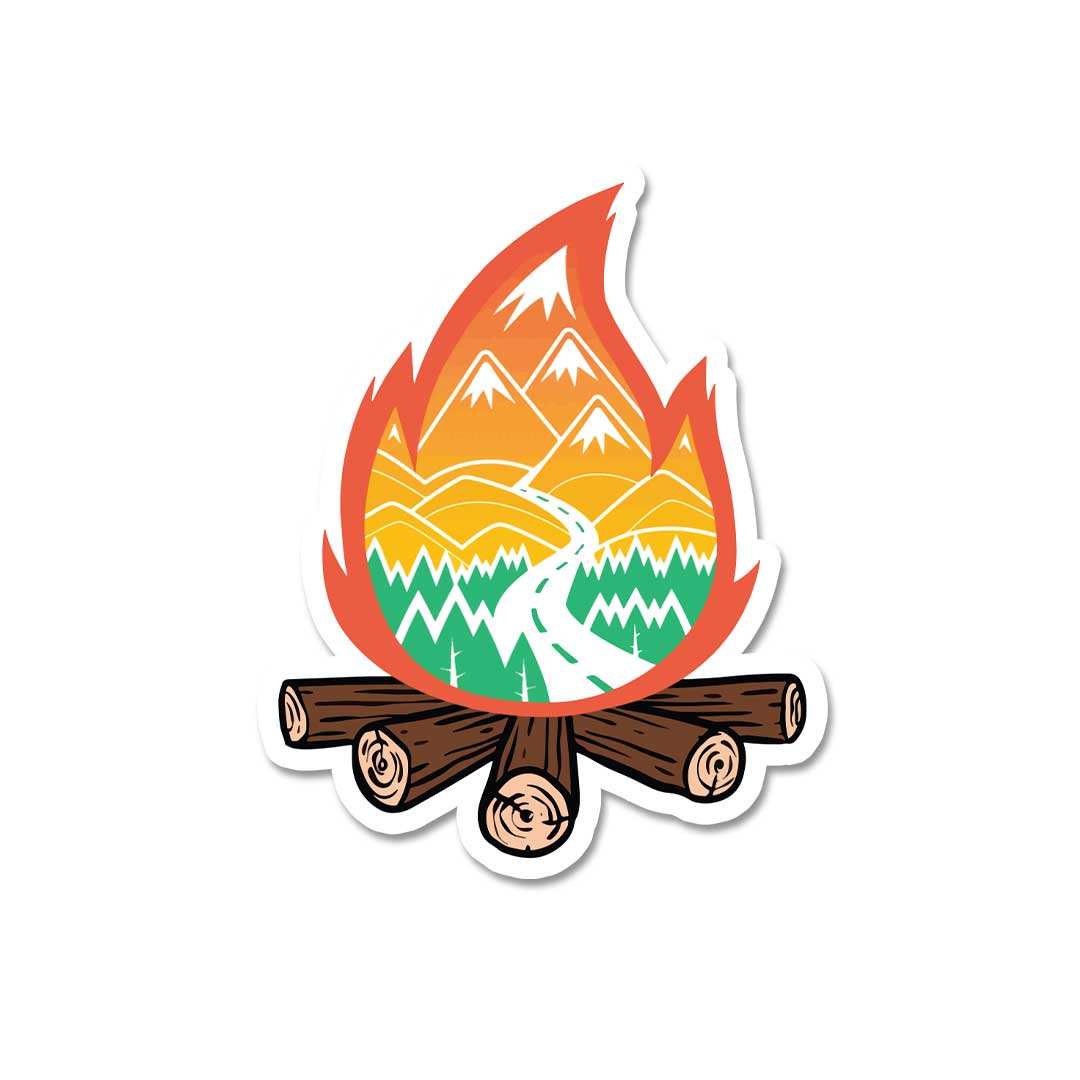 Campfire Sticker - Stickers | STICK IT UP