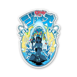 Candy Sticker waterproof vinyl decal for laptop, bike, car & bottle