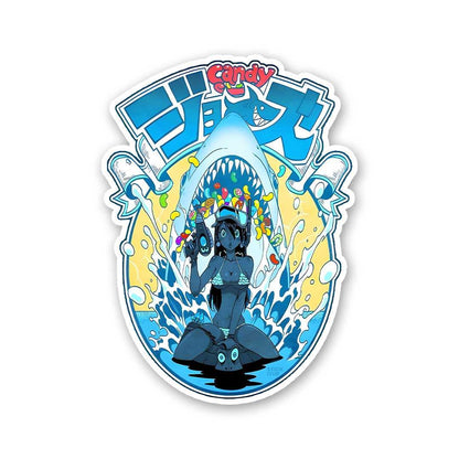 Candy Sticker waterproof vinyl decal for laptop, bike, car & bottle