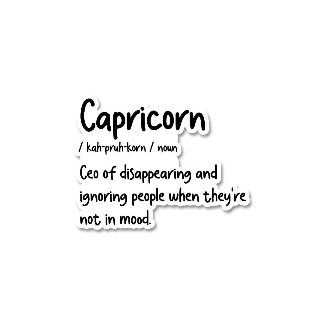 Capricorn Sticker - Stickers | STICK IT UP