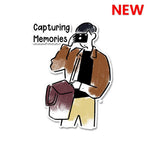 Capturing Memories Sticker waterproof vinyl decal for laptop, bike, car & bottle