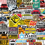 Car Sticker Packs [50 sticker] waterproof vinyl decal for laptop, bike, car & bottle