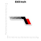 Car Stripes Bumper Sticker waterproof vinyl decal for laptop, bike, car & bottle