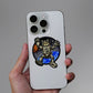 Cat Astronaut Glitter Sticker waterproof vinyl decal for laptop, bike, car & bottle