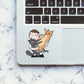 Cat Parent Sticker waterproof vinyl decal for laptop, bike, car & bottle