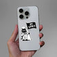 Cat Space Sticker waterproof vinyl decal for laptop, bike, car & bottle