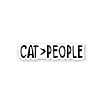 Cat.Pelople Sticker waterproof vinyl decal for laptop, bike, car & bottle