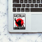 Catzilla Sticker waterproof vinyl decal for laptop, bike, car & bottle