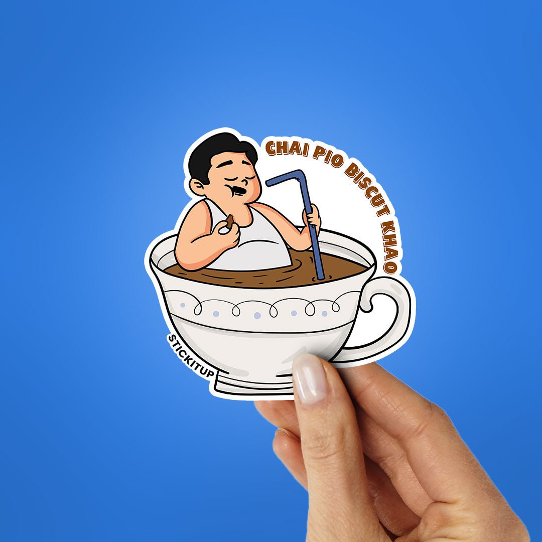 Chai Pio Biscut Khayo Sticker waterproof vinyl decal for laptop, bike, car & bottle
