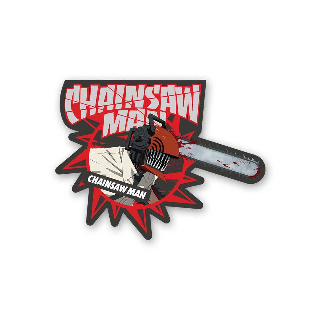 Chainsaw Man 0.1 Sticker waterproof vinyl decal for laptop, bike, car & bottle