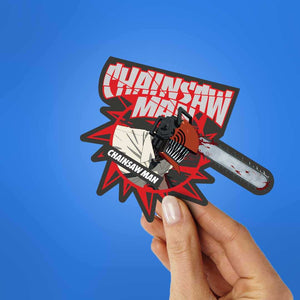 Chainsaw Man 0.1 Sticker waterproof vinyl decal for laptop, bike, car & bottle