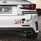 Chainsaw Man Bumper Sticker waterproof vinyl decal for laptop, bike, car & bottle