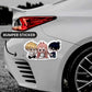 Chainsaw Man Bumper Sticker waterproof vinyl decal for laptop, bike, car & bottle