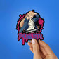 Chainsaw Man Power Sticker waterproof vinyl decal for laptop, bike, car & bottle
