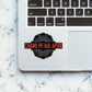 Chand Pe Hai Apun Sticker waterproof vinyl decal for laptop, bike, car & bottle