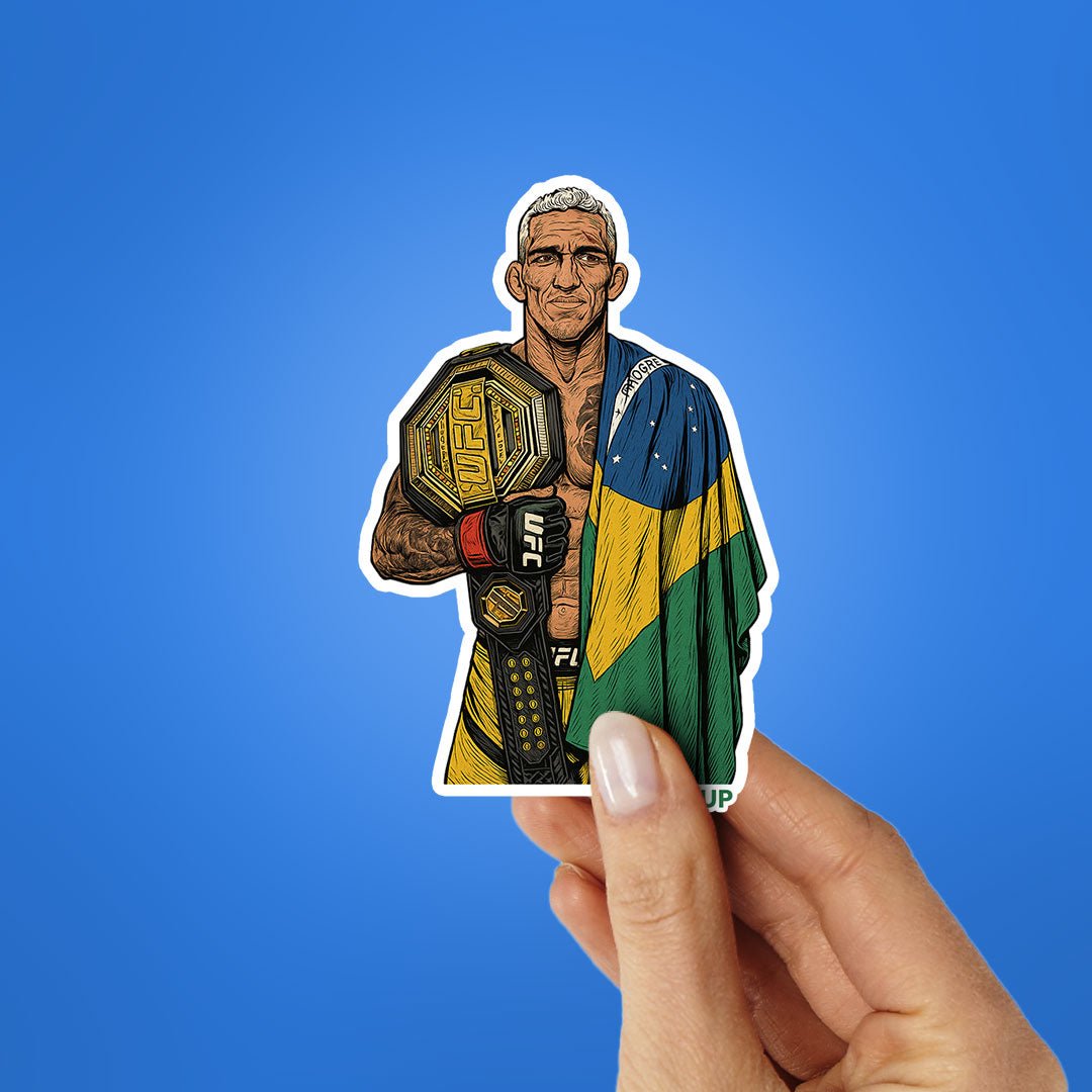 CHARLES OLIVEIRA Sticker waterproof vinyl decal for laptop, bike, car & bottle