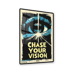 Chase Your Vision Sticker waterproof vinyl decal for laptop, bike, car & bottle