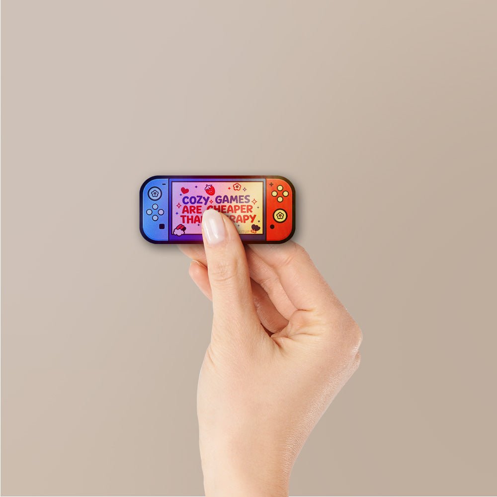 Cheaper Than Therapy Holographic Stickers - Holographic stickers | STICK IT UP