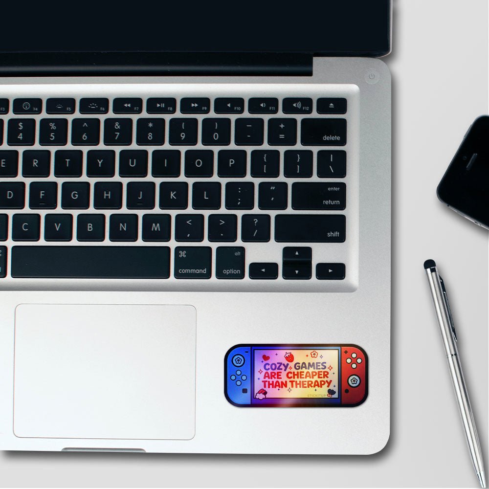 Cheaper Than Therapy Holographic Stickers - Holographic stickers | STICK IT UP