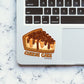 CHEESE CAKE Sticker waterproof vinyl decal for laptop, bike, car & bottle