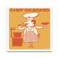 Chef Bumper Sticker waterproof vinyl decal for laptop, bike, car & bottle