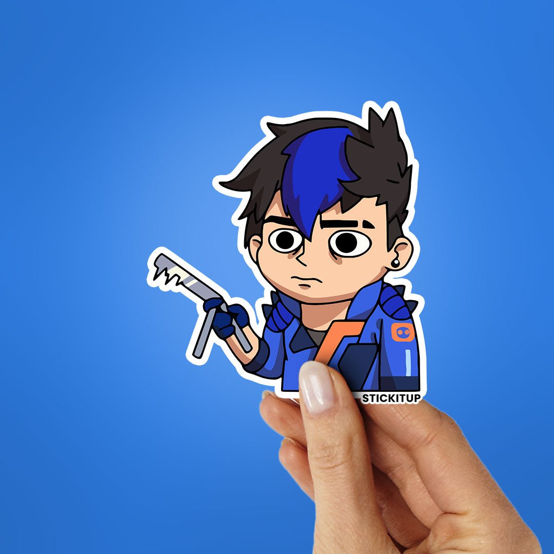 CHIBI PHOENIX Sticker waterproof vinyl decal for laptop, bike, car & bottle