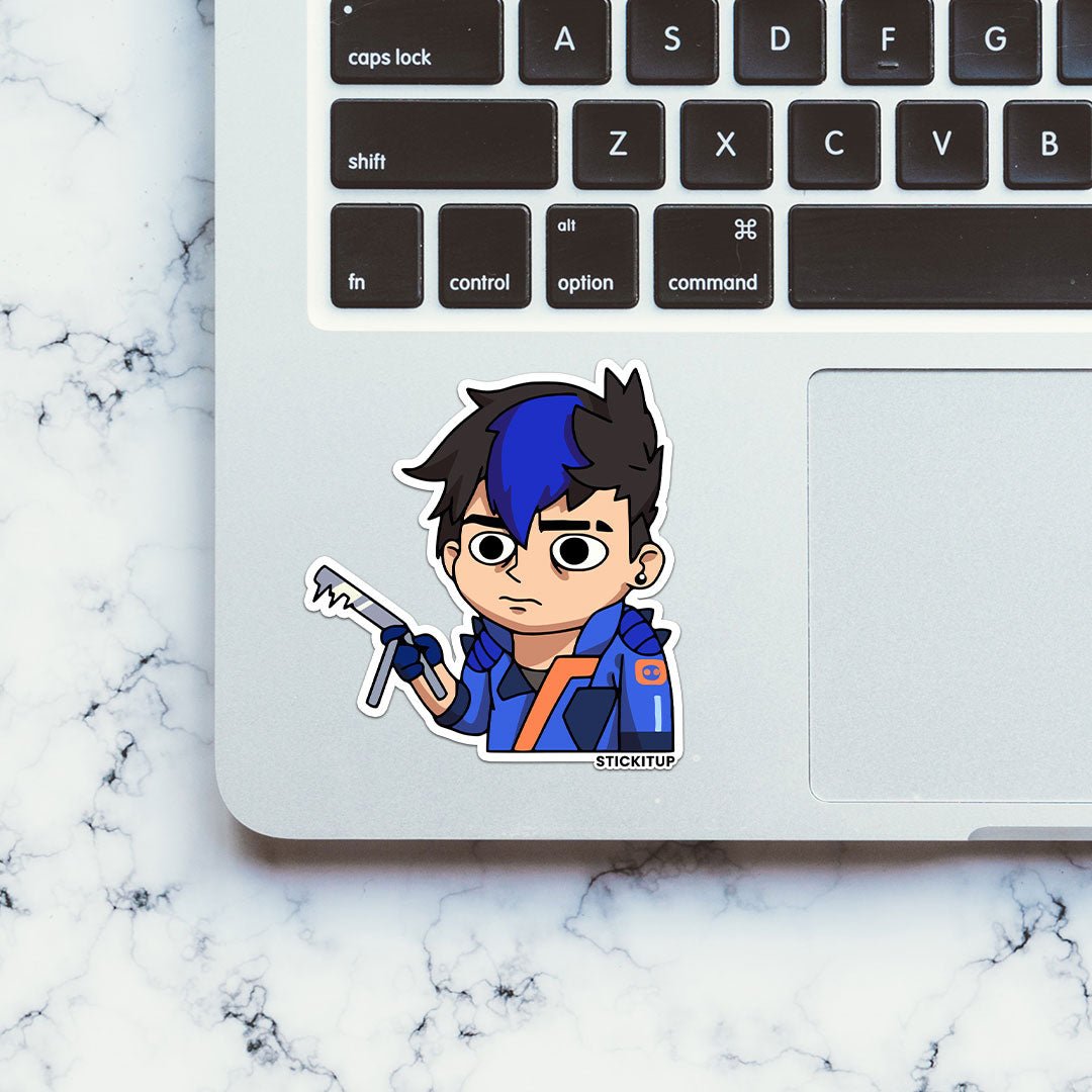 CHIBI PHOENIX Sticker waterproof vinyl decal for laptop, bike, car & bottle