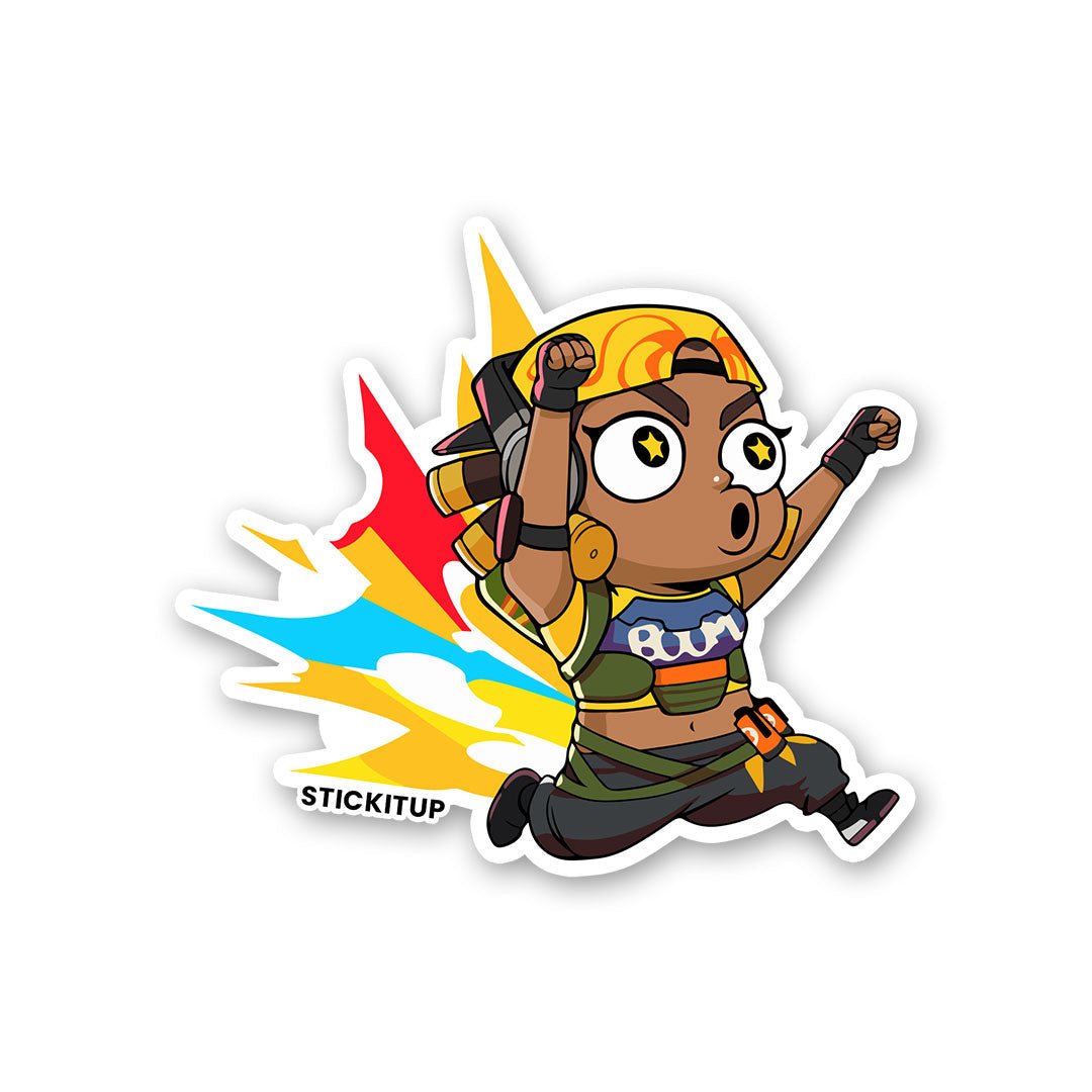CHIBI RAZE 0.1 Sticker waterproof vinyl decal for laptop, bike, car & bottle