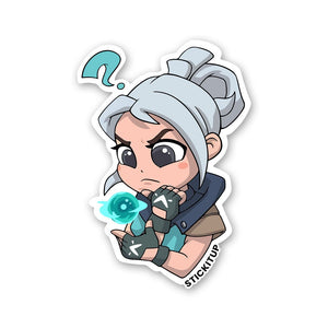 CHIBI SAGE Sticker waterproof vinyl decal for laptop, bike, car & bottle