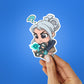 CHIBI SAGE Sticker waterproof vinyl decal for laptop, bike, car & bottle