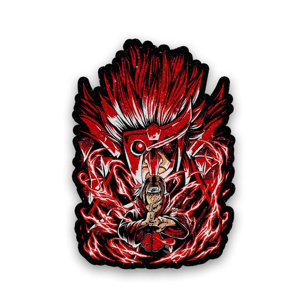 Clan killer Anime Glitter Sticker - Glitter Stickers | STICK IT UP